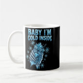 Mug Baby I'm Cold Inside Iced Coffee Heart Skeleton Ch (Gauche)