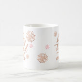 Mug Baby It's Cold Outside Chic Rose Aquarelle Script (Centre)