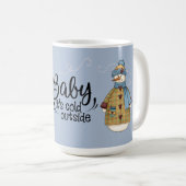 Mug Baby It's Cold Outside - Deux Snowmen (Devant droit)