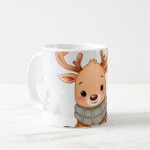 Mug baby reindeer kawaii (Devant gauche)