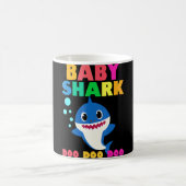 Mug Baby Shark Doo Doo Baby Maman Papa Enfants (Centre)