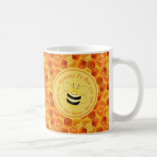 Mug Baby shower À Thème Abee (Droite)