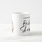 Mug Baby shower aquarelle illustration script simple (Centre)