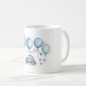 Mug Baby shower automobile vintage (Devant droit)