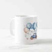 Mug Baby shower automobile vintage (Devant gauche)