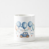 Mug Baby shower automobile vintage (Centre)