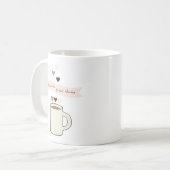 Mug Baby Shower Café (Devant gauche)