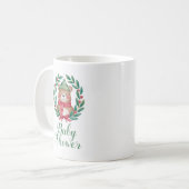 Mug baby shower d'aquarelle de l'ours mignon (Devant gauche)