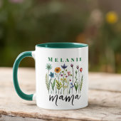 Mug Baby shower Fleur sauvage Mama