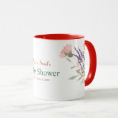 Mug Baby shower Floral Jungle (Devant droit)