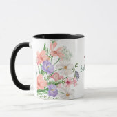 Mug Baby shower floral sauvage (Gauche)