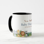 Mug Baby shower Jungle Safari (Devant gauche)