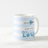 Mug Baby shower Love Baby Boy (Devant droit)