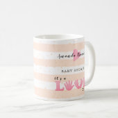 Mug Baby shower Love Baby Girl (Devant droit)