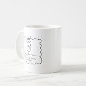 Mug Baby shower moderne pour bébé et garçon neutre (Devant gauche)