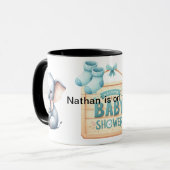 Mug Baby shower pour un garçon (Devant gauche)