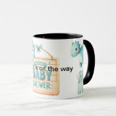 Mug Baby shower pour un garçon (Devant droit)