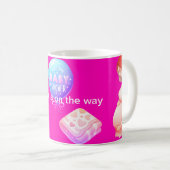 Mug Baby shower pour une fille (Devant droit)