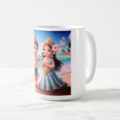 Mug Baby Shree Krishna & Radha avec Diamond Divine (Devant droit)