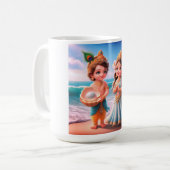Mug Baby Shree Krishna & Radha avec Diamond Divine (Devant gauche)