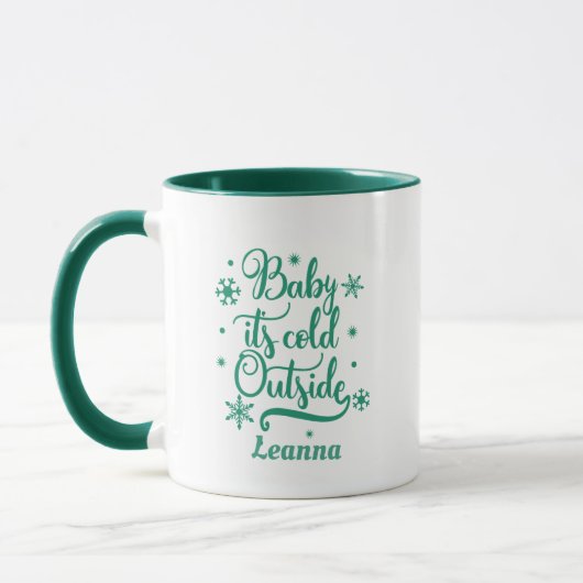 Mug Baby son froid dehors Personnalisé (Gauche)