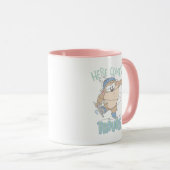 Mug Baby TAZ™ - Patinage sur glace hivernal (Devant droit)