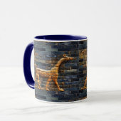 Mug BABYLONIAN SNAKE DRAGONS Antique Assyrian Art (Devant gauche)