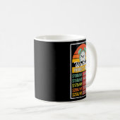 Mug Bac à taux horaire de serveuse (Devant droit)