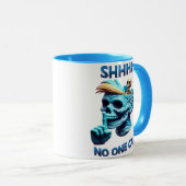 Mug Bac Graphique Moteur Silent Avec Message Sassy (Devant droit)