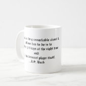 Mug Bach, après 1750 tout est commentaire (Devant gauche)