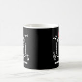 Mug BACH Drôle de compositeur de musique classique Noë (Centre)