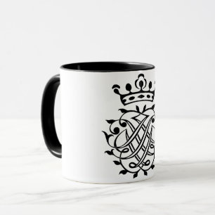 Mug Bach Insigna, Sceau, Seal, Crest, Monogram