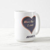 Mug Bachata amour coeur (Devant droit)
