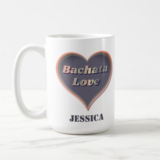 Mug Bachata amour coeur (Gauche)