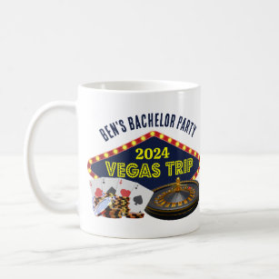 Mug Bachelor Party sur mesure Las Vegas Trip Casino