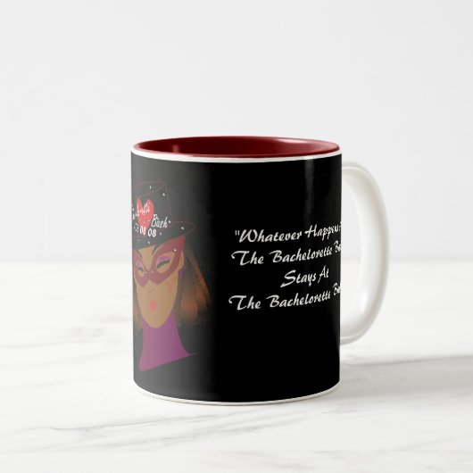 Mug "Bachelorette Bash" - Personnalisable (Devant droit)