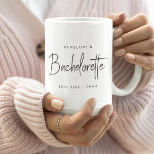 Mug Bachelorette   Éclaireur de script minimaliste mod