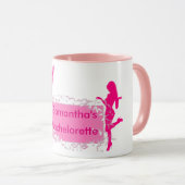 Mug Bachelorette rose (Devant droit)