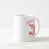 Mug bachelorette rose rouge (Devant droit)