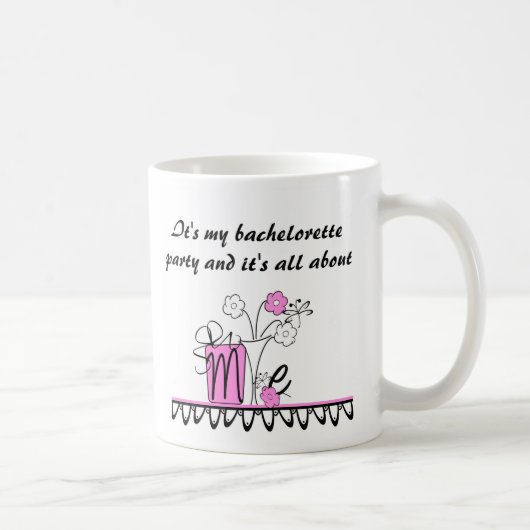 Mug Bachelorette tout au sujet de moi (Droite)