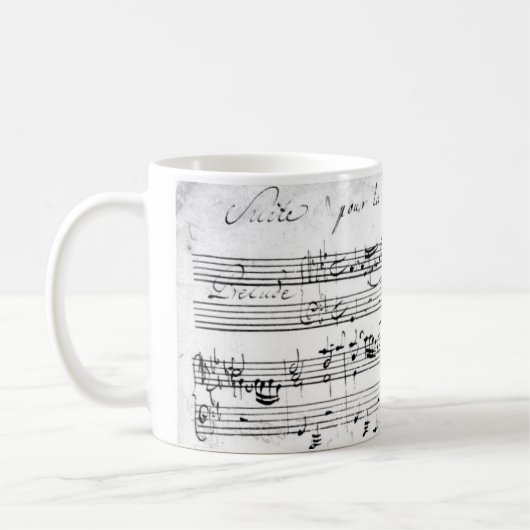 Mug Bach's Lute Suite (Gauche)