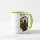Mug Back from the War Soldier Double Exposure Coffee M (Devant droit)