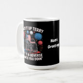 Mug Back It Up Terry Put It In Reverse Funny 4 Juillet (Devant gauche)