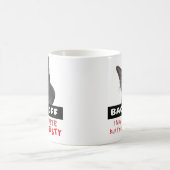 Mug BACK OFF Cute Cat - mignonne mais flippante (Centre)