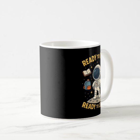Mug Back To School Rocket Launch Space Learn Student K (Devant droit)