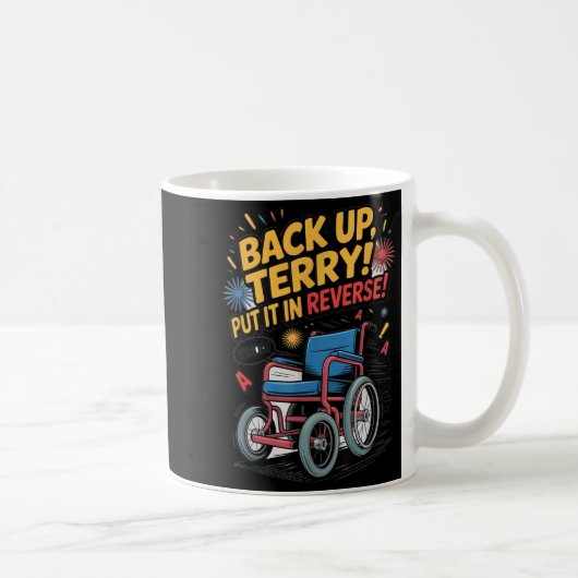 Mug Back Up Terry Placez-Le Dans 4 juillet Inverse Drô (Droite)