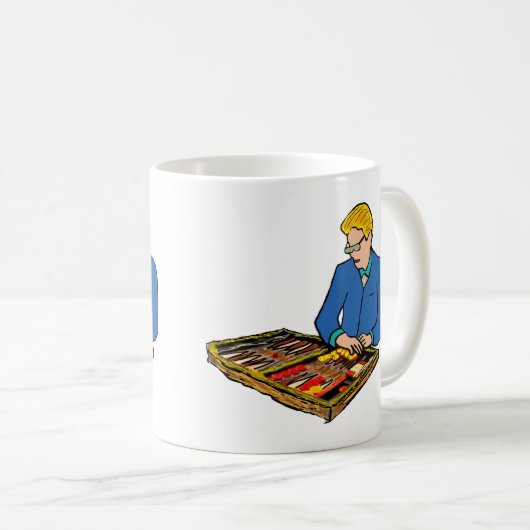 Mug Backgammon (Devant droit)