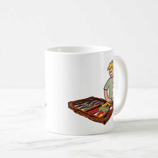 Mug Backgammon (Devant droit)