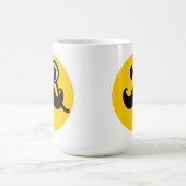 Mug Backgrnd personnalisable de monocle et de (Centre)