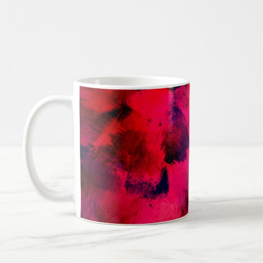 Mug Background texture template red (Gauche)